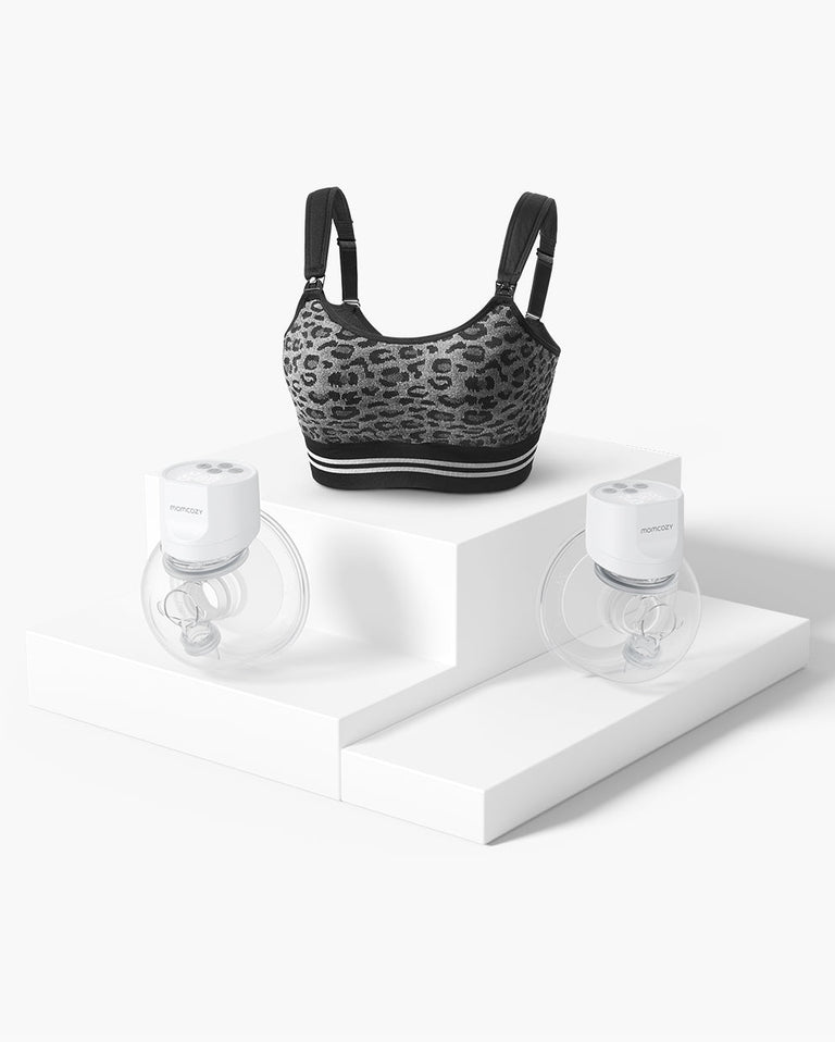 Translation missing: en.S12 Pro Bra Bundle: Double S12 Pro Wearable Breast Pump and Supermom Bra Front