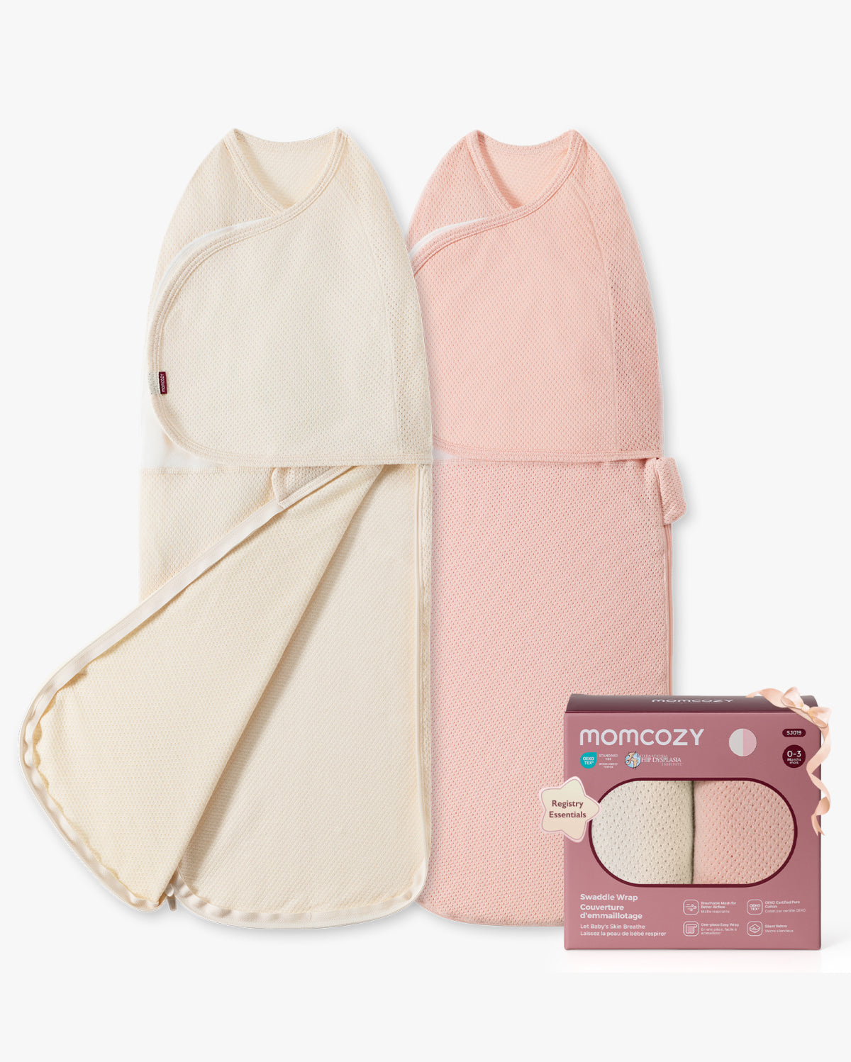 Momcozy Breathable Airflow Swaddle for 0-3M