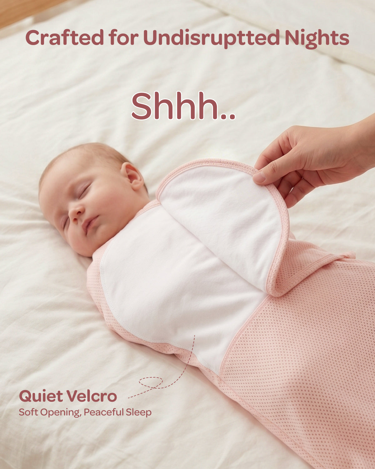 Momcozy Breathable Airflow Swaddle for 0-3M